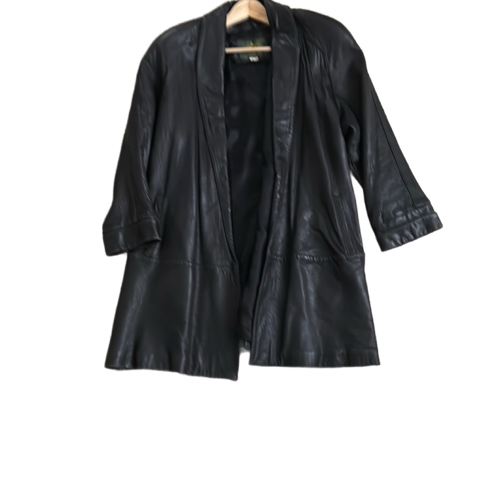 Women's Black Leather Jacket